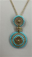 Necklace Gaetano Vitiello Woman in Silver Pasta di turchese 3047 - 3047